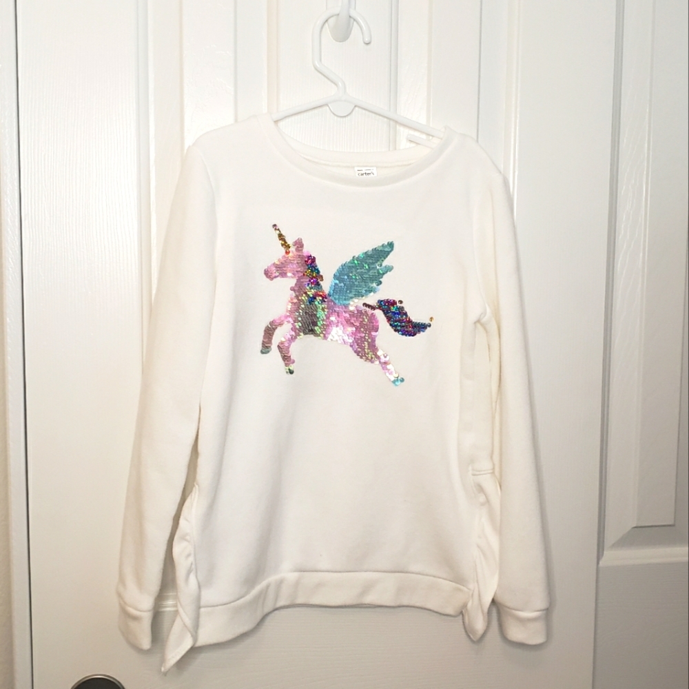 Carter's Unicorn Sequins Sweater